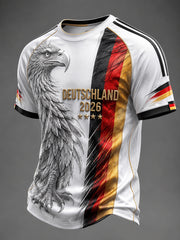 Herren-Fußballkurzarm-T-Shirt aus Deutschland