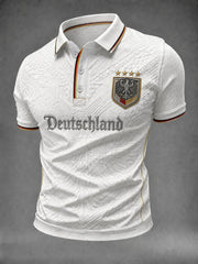Herren-Fußballshirt mit Deutschland-Druck