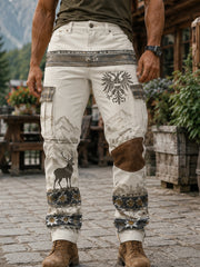 Herrenhose mit österreichischem Schneberg-Blumenmuster