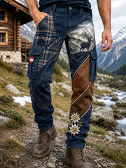 Herrenhose mit österreichischem Schneberg-Blumenmuster