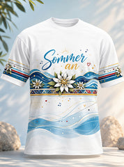 Herren-Kunstdruck-T-Shirt zum Donauinselfest