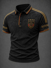 Herren-Fußballshirt mit Deutschland-Druck