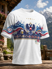Herren-Kunstdruck-T-Shirt zum Donauinselfest