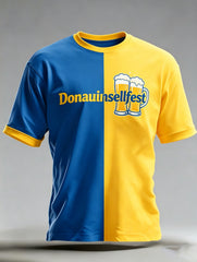 Herren-Kunstdruck-T-Shirt zum Donauinselfest