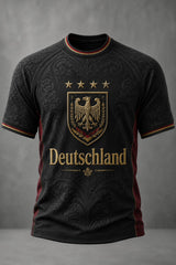 Herren-Fußball-T-Shirt mit Deutschland-Druck