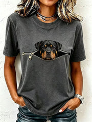 Frauen reizendes Rottweiler T-Shirt
