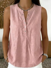 Einfaches, geklemmtes, bequemes Tank-Top für Damen