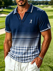 Herrenmode Business-Stil bedrucktes Poloshirt
