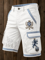 Oktoberfest-Kunstdruck-Casual-Shorts für Herren