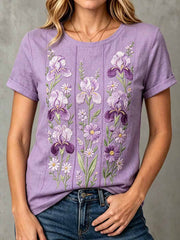 T-Shirt mit Aufdruck zur Sensibilisierung für die Alzheimer-Krankheit bei Frauen