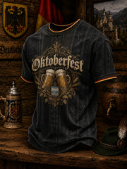 Herren-Oktoberfest-T-Shirt mit Aufdruck