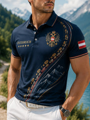 Herren österreich ische Natur landschaft Kultur element Kunstdruck Polos hirt