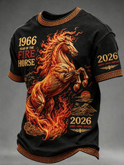 T-Shirt mit kurzen Ärmeln für Herren