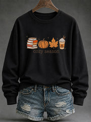 Damen gemütliches, Saison bedrucktes, lässiges Sweatshirt