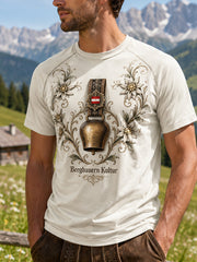 Herren-T-Shirt mit Kunstdruck im österreichischen Landhausstil