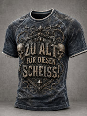 Herren Ich bin zu alt für diese Scheiß Lustiges T-Shirt