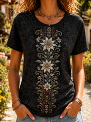 T-Shirt mit Kunstdruck zur österreichischen Frauenkultur