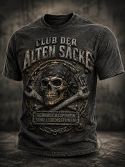 Lustiges Freizeit-T-Shirt für Herren mit Slogan-Print