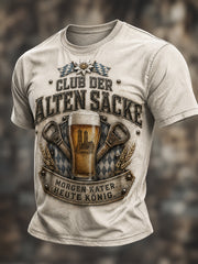 Herren Oktoberfest München Spaß Bier Liebhaber Slogan Print T-Shirt