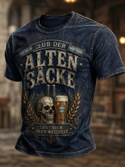 Herren-Oktoberfest-München-Lustiges T-Shirt mit Bierliebhaber-Slogan