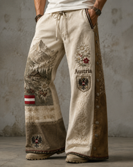 Herrenhose aus Baumwolle und Hanf im österreichischen Landhausstil