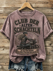 Lässiges T-Shirt für Damen mit witzigem Slogan-Print