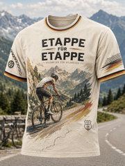Herren-Radtrikot in Deutschland mit kurzen Ärmeln