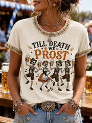 Oktoberfest der Frauen: Prost! Bedrucktes Freizeit-T-Shirt
