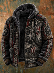 Herren-Viking-Flanellmantel