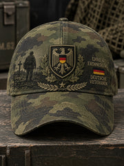 Unisex-Mütze mit denkmalhaften Veteranen-Prints