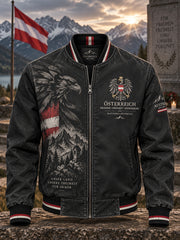 Herren-Jacke mit Langarm und Nationalfeiertagsmotiv