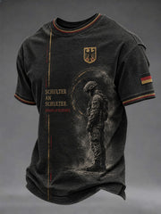 Herren-T-Shirt mit Deutschland-Volkstrauertag-Print