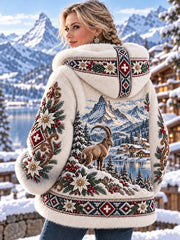 Damen-Flanelljacke aus der Schweiz