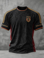 Herren-Fußball-T-Shirt mit Deutschland-Druck