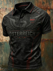 Herren-Polos hirt mit Österreich-Print