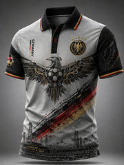 Herren-Fußballkurzarmshirt aus Deutschland