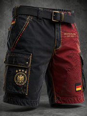 Herren-Fußballkunstdruck-Lässig-Shorts aus Deutschland