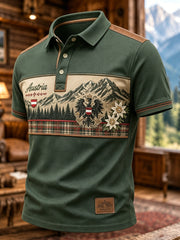 Männer Österreich ische Natur elemente Kunstdruck Polo