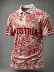 Herrenhemd aus Österreich mit kurzen Ärmeln