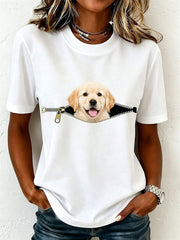Damen schönes Golden Retriever T-Shirt