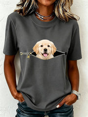 Damen schönes Golden Retriever T-Shirt