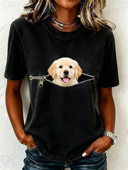 Damen schönes Golden Retriever T-Shirt