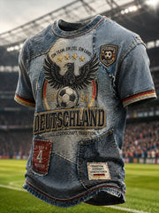 Herren-Fußballkurzarmshirt aus Deutschland