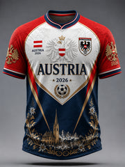 Retro-Österreich 2026 Fußballfan-Lässiges T-Shirt