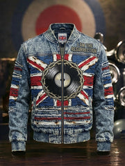 Herren Mods UK Musik Liebhaber Bedruckte Affen jacke