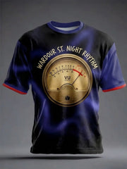 Herren-Retro-Punk-Musik-T-Shirt mit „The Modfather“-Aufdruck