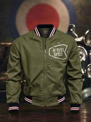 Herren Mods UK Musik Liebhaber M-1951 SPEC bedruckte Affen jacke