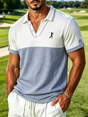 Herrenmode Business-Stil bedrucktes Poloshirt