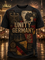 Männer Tag der deutschen Einheit kurze Ärmel T-Shirt
