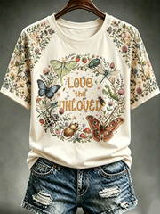 Frauen lieben das ungeliebte Rundhals-Kurzarm-T-Shirt